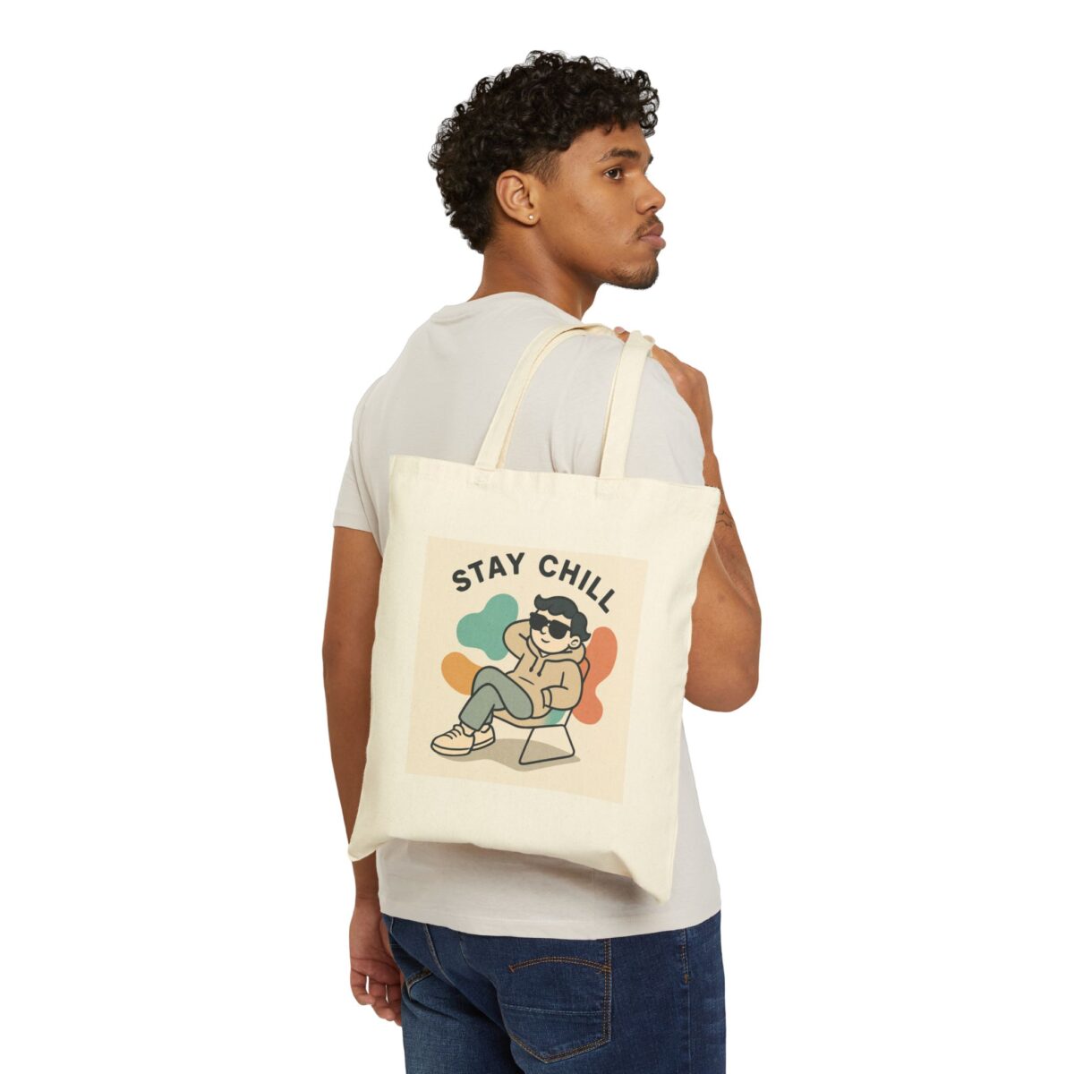 Cotton Canvas Tote Bag - Image 3