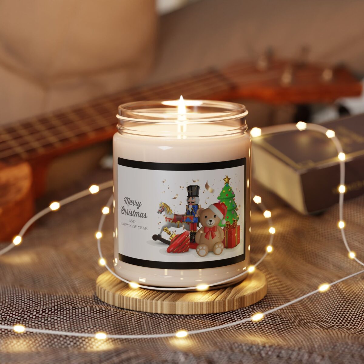 Scented Soy Candle, 9oz - Christmas Warmth and Sea Salt + Orchid - Eco-Friendly Relaxation and Gift, Sustainable Home Decor, Long Lasting, - Image 23