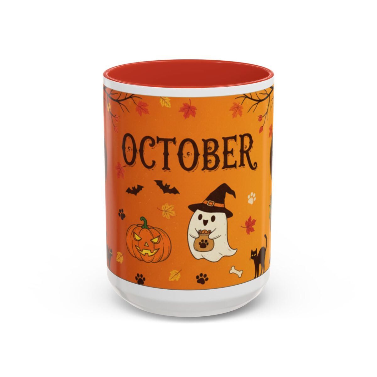 Halloween-Themed Accent Coffee Mug | Perfect for Fall, October Celebrations, Cozy Autumn Mornings, Spooky Season Gifts, Pumpkin Spice Lovers - Image 13