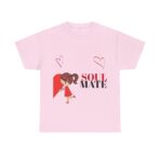Soul Mate Unisex Heavy Cotton Tee, Graphic T-Shirt for Couples, Valentine's Day Gift, Comfortable Casual Shirt - Image 41
