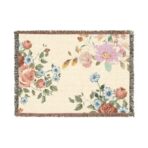 Cotton Woven Blanket - Cozy and Stylish Throw for Home Decor and Gift Giving, Photo and Artwork Options, Fringed Edges, 3 Sizes - Machine