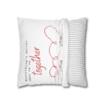 Square Pillowcase - Warmth and Togetherness Design - Home Decor Accent - Image 8