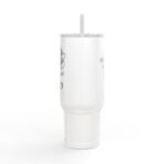 40oz Insulated Tumbler with Lid, Stainless Steel Eco-Friendly Travel Mug, Hot Cold Beverages, Engraved Gift for Birthdays, Holidays