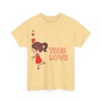 Love Radiance Unisex Heavy Cotton Tee, Playful Affectionate Design, Valentine's Day Anniversary Couples Friends Family Shirt, Casual Wear - Image 15