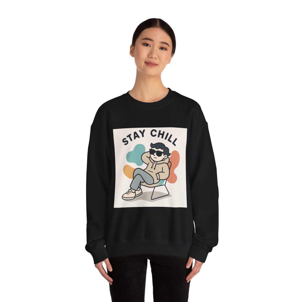 Unisex Heavy Blend Crewneck Sweatshirt | Gildan 18000- Cozy 50/50 Cotton Polyester Fleece Pullover- Classic Casual Sweatshirt Gift - Image 8