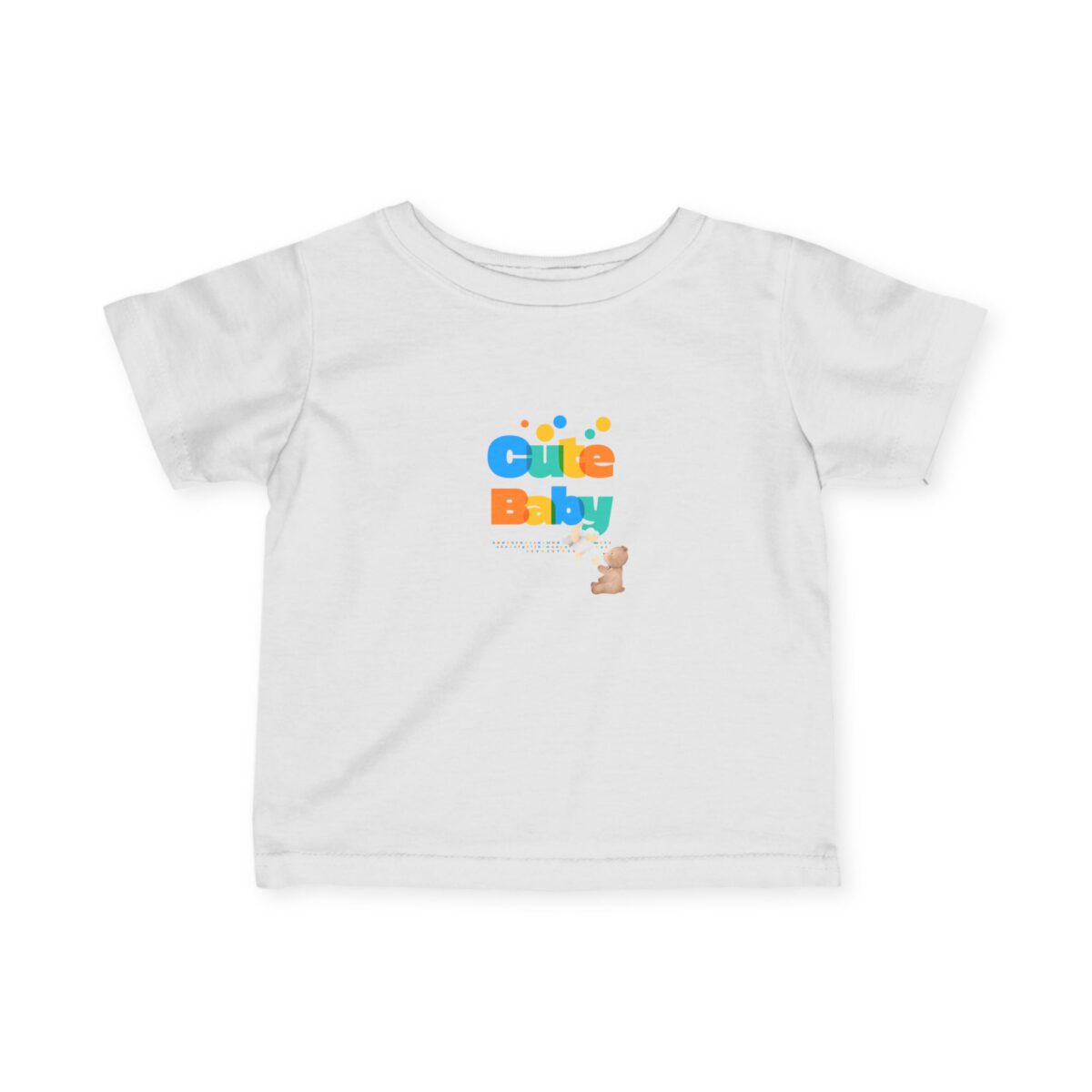 Infant Tee, Soft and Stylish Playdate Shirt for Babies 0-24 Months - Breathable Fabric, Vibrant Design, Perfect Gift for Baby Showers - - Image 1