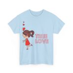 Love Radiance Unisex Heavy Cotton Tee, Playful Affectionate Design, Valentine's Day Anniversary Couples Friends Family Shirt, Casual Wear - Image 31
