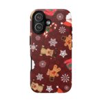 Christmas Pattern Phone Case — Santa, Reindeer & Gingerbread Holiday iPhone Cover - Image 7