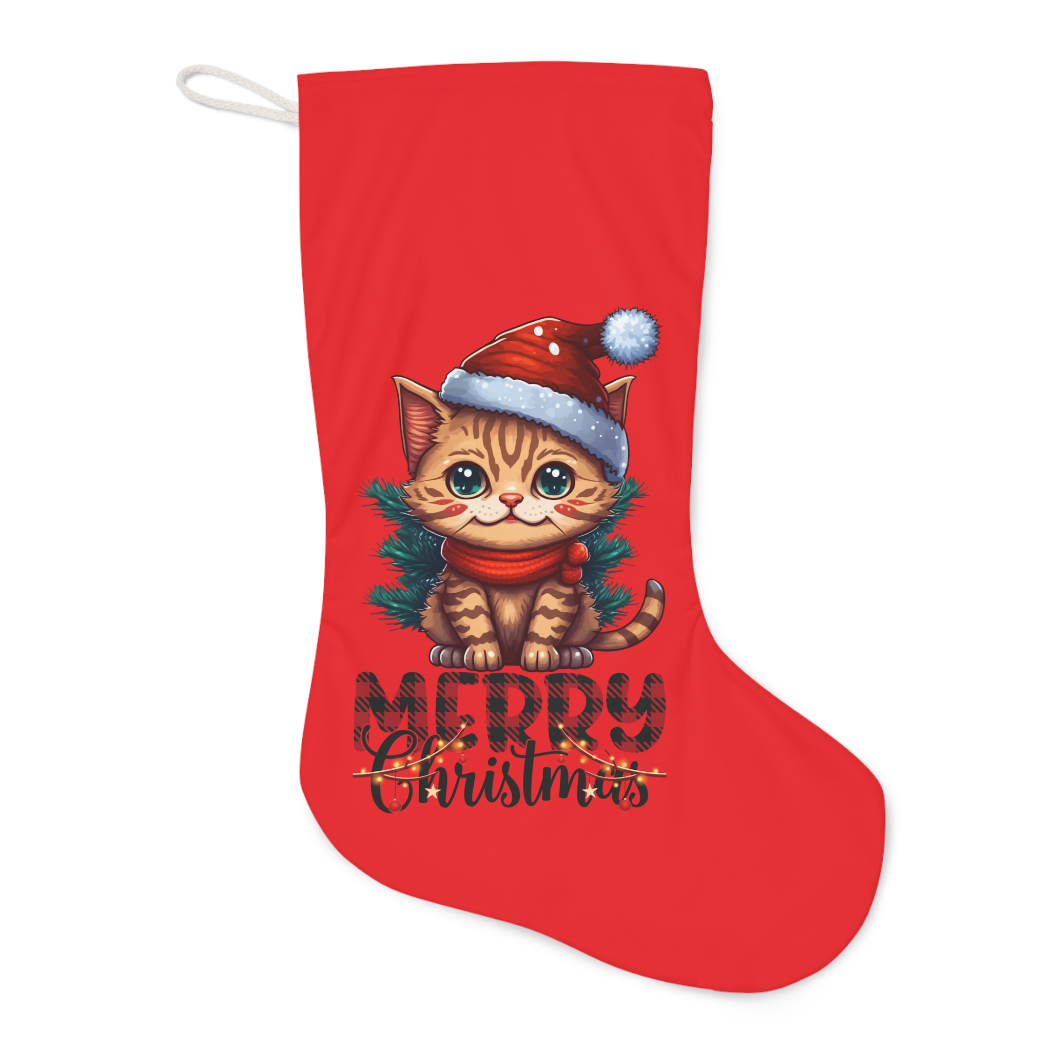 1629323017231632401_2048.jpeg Santa Stocking - Festive Christmas Decor - Image 1