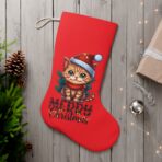 Santa Stocking - Festive Christmas Decor - Image 3