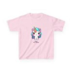 Kids Unicorn Tee with Encouraging Phrase, Soft Midweight 100% US Cotton, REACH Certified - Image 8