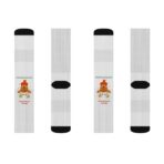 Cozy Crew Sublimation Socks, Fleece-Lined Warmth, Playful All-Over Print, Unisex Fit, Home Wear, Layered Style, Comfortable Relaxation, - Image 6