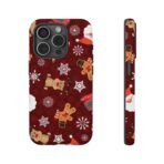 Christmas Pattern Phone Case — Santa, Reindeer & Gingerbread Holiday iPhone Cover - Image 4