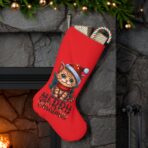 Santa Stocking - Festive Christmas Decor - Image 4