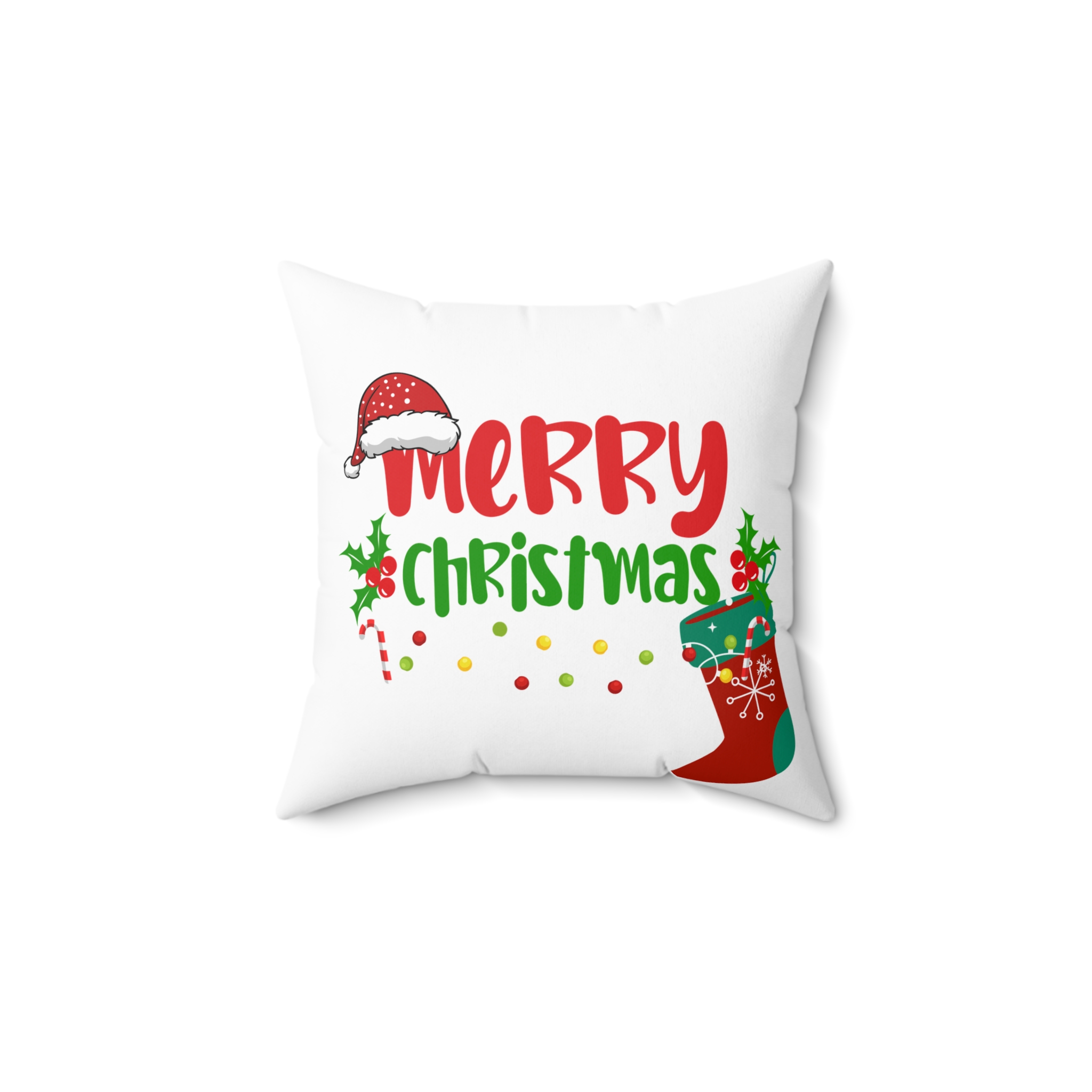 8538503032137601599_2048.jpeg Christmas Square Pillow - Image 1