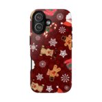 Christmas Pattern Phone Case — Santa, Reindeer & Gingerbread Holiday iPhone Cover - Image 6