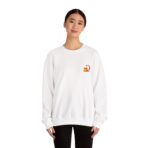 Subtle Embroidered Chest Logo Crewneck Sweatshirt | Medium-Weight Cozy - Image 4