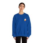 Subtle Embroidered Chest Logo Crewneck Sweatshirt | Medium-Weight Cozy - Image 44