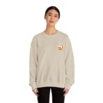 Subtle Embroidered Chest Logo Crewneck Sweatshirt | Medium-Weight Cozy - Image 20