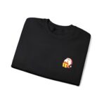 Subtle Embroidered Chest Logo Crewneck Sweatshirt | Medium-Weight Cozy - Image 15