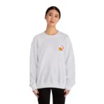 Subtle Embroidered Chest Logo Crewneck Sweatshirt | Medium-Weight Cozy - Image 8