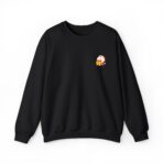Subtle Embroidered Chest Logo Crewneck Sweatshirt | Medium-Weight Cozy - Image 13
