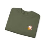 Subtle Embroidered Chest Logo Crewneck Sweatshirt | Medium-Weight Cozy - Image 31