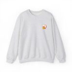 Subtle Embroidered Chest Logo Crewneck Sweatshirt | Medium-Weight Cozy - Image 5