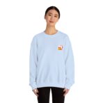 Subtle Embroidered Chest Logo Crewneck Sweatshirt | Medium-Weight Cozy - Image 36