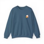 Subtle Embroidered Chest Logo Crewneck Sweatshirt | Medium-Weight Cozy - Image 37