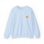 Subtle Embroidered Chest Logo Crewneck Sweatshirt | Medium-Weight Cozy - Image 33