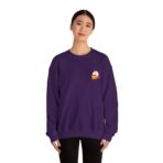 Subtle Embroidered Chest Logo Crewneck Sweatshirt | Medium-Weight Cozy - Image 48