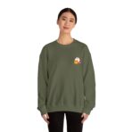 Subtle Embroidered Chest Logo Crewneck Sweatshirt | Medium-Weight Cozy - Image 32