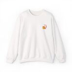 Subtle Embroidered Chest Logo Crewneck Sweatshirt | Medium-Weight Cozy