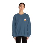 Subtle Embroidered Chest Logo Crewneck Sweatshirt | Medium-Weight Cozy - Image 40