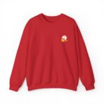 Subtle Embroidered Chest Logo Crewneck Sweatshirt | Medium-Weight Cozy - Image 53