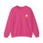 Subtle Embroidered Chest Logo Crewneck Sweatshirt | Medium-Weight Cozy - Image 49