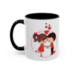 Joyful Morning Colorful Accent Coffee Mug | Personalized Vibrant Ceramic - Image 3