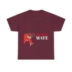 Soul Mate Unisex Heavy Cotton Tee - Graphic T-Shirt for Couples - Perfect Valentine's Day & Christmas Gift - Image 17