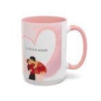 Spiced Espresso & Molasses Cream Accent Coffee Mug, Personalized Holiday Ceramic Mug - Image 10