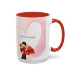 Spiced Espresso & Molasses Cream Accent Coffee Mug, Personalized Holiday Ceramic Mug - Image 14