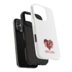 Motivational Valentine Phone Case Tough Phone Cases | Vibrant Glossy Protective Design - Image 3