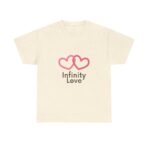 Infinity Hearts Unisex Tee, Love and Warmth Shirt for Couples and Best Friends, Valentine's Day Gift, Casual Outfit Essential, Anniversary - Image 9