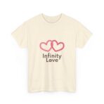 Infinity Hearts Unisex Tee, Love and Warmth Shirt for Couples and Best Friends, Valentine's Day Gift, Casual Outfit Essential, Anniversary - Image 11
