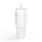 40oz Insulated Tumbler with Lid, Stainless Steel Eco-Friendly Travel Mug, Hot Cold Beverages, Engraved Gift for Birthdays, Holidays