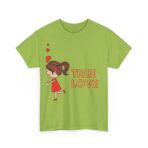 Love Radiance Unisex Heavy Cotton Tee, Playful Affectionate Design, Valentine's Day Anniversary Couples Friends Family Shirt, Casual Wear - Image 27