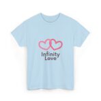 Infinity Hearts Unisex Tee, Love and Warmth Shirt for Couples and Best Friends, Valentine's Day Gift, Casual Outfit Essential, Anniversary - Image 15