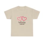 Infinity Hearts Unisex Tee, Love and Warmth Shirt for Couples and Best Friends, Valentine's Day Gift, Casual Outfit Essential, Anniversary - Image 5