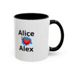 Joyful Morning Colorful Accent Coffee Mug | Personalized Vibrant Ceramic - Image 2