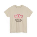 Infinity Hearts Unisex Tee, Love and Warmth Shirt for Couples and Best Friends, Valentine's Day Gift, Casual Outfit Essential, Anniversary - Image 7
